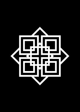 Black and White Glyph Rune