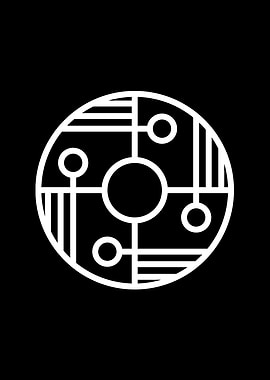 Black Sacred Geometry Rune