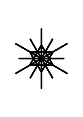Black Sacred Geometry Rune