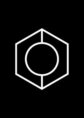 Black Sacred Geometry Rune