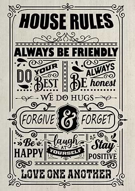 HOUSE RULES 01 CANVAS
