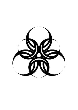 White Glyph Mandala Rune