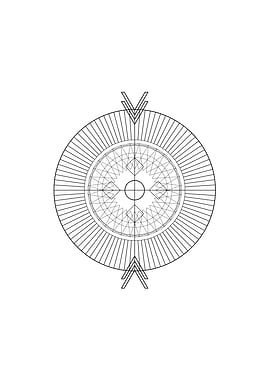 Minimalist Geometric Glyph