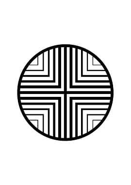 White Glyph Mandala Rune