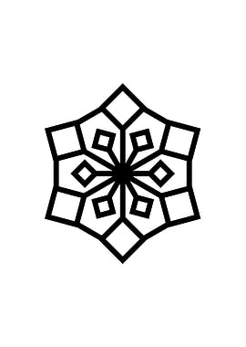 Black Glyph Mandala Rune