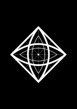 Black Glyph Mandala Rune