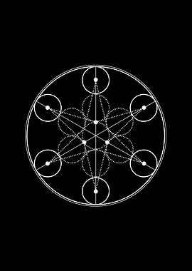 Black Glyph Mandala Rune