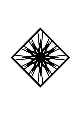 White Sacred Geometry Seal