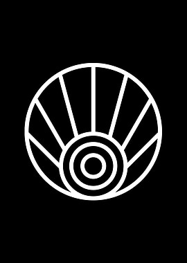 Black and White Glyph Rune