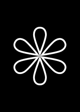 Black Glyph Mandala Rune