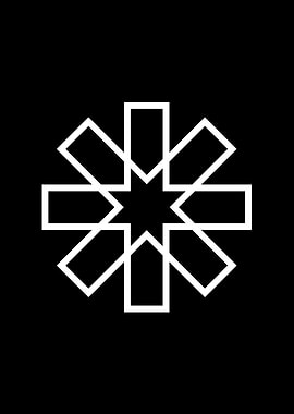 Black Sacred Geometry Rune