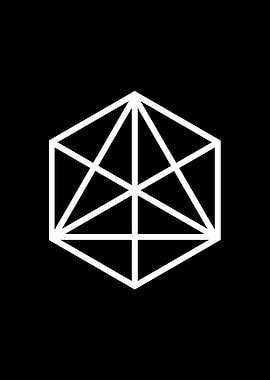 White Sacred Geometry Seal