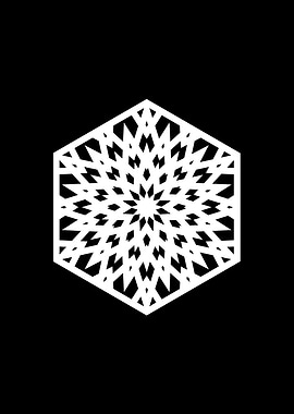 Black Sacred Geometry Rune