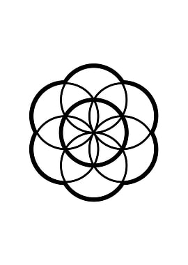 White Glyph Mandala Rune