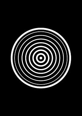 Black Geometric Glyph Rune