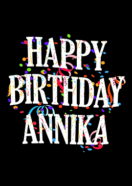 Happy Birthday Annika