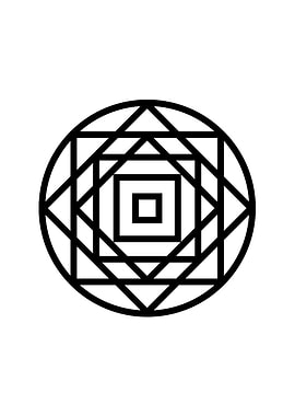 Black and White Geometric