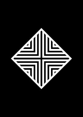 Black Sacred Geometry Rune
