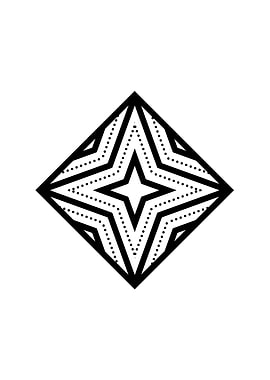 White Sacred Geometry Seal