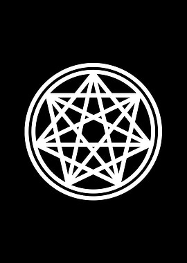 White Sacred Geometry Seal