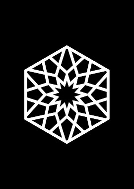 White Sacred Geometry Seal