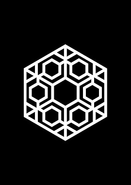 White Sacred Geometry Seal