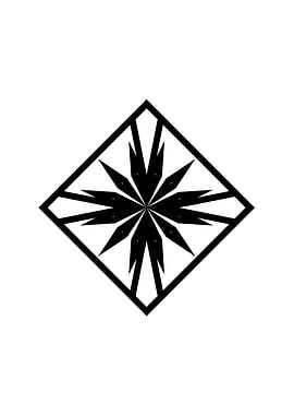 Black Sacred Geometry Rune