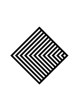 Black Geometric Glyph Rune