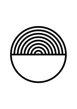 Black Glyph Mandala Rune