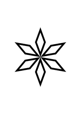 White Sacred Geometry Seal