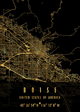 Boise Map USA