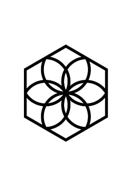 Black Geometric Glyph Rune