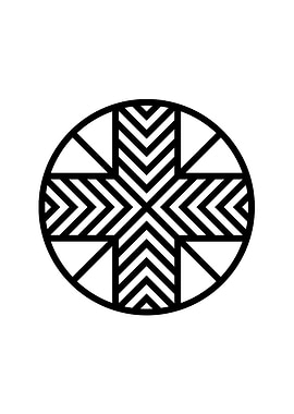 Black and White Geometric