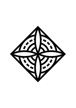 White Sacred Geometry Seal