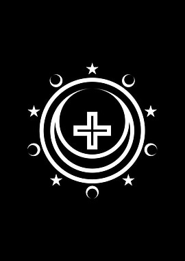 White Glyph Mandala Rune