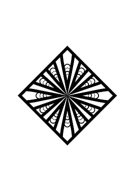 White Sacred Geometry Seal