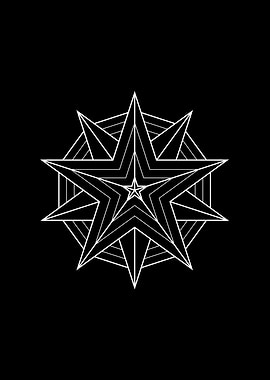 Black Glyph Mandala Rune