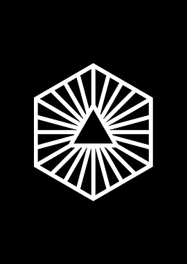 Black Sacred Geometry Rune