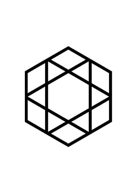 Black Sacred Geometry Rune