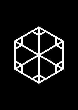 Black Sacred Geometry Rune