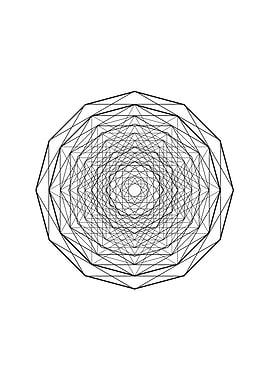 Minimalist Geometric Glyph