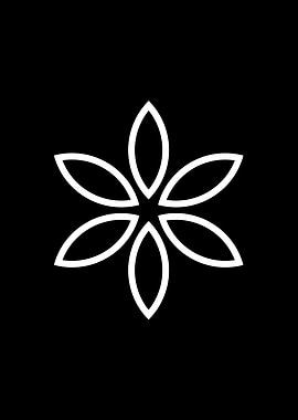 White Glyph Mandala Rune