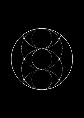 Black Glyph Mandala Rune