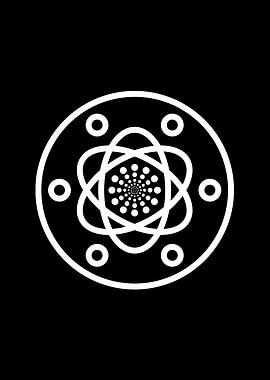 Black Geometric Glyph Rune