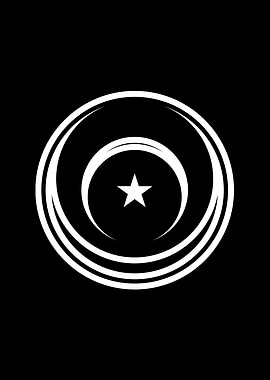 Black and White Glyph Rune