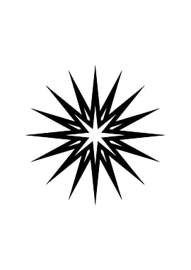 Black Glyph Mandala Rune