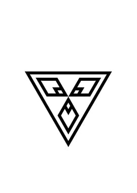 White Sacred Geometry Seal