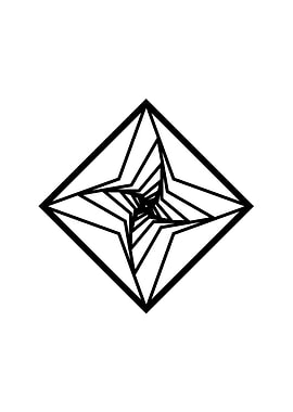 Black and White Glyph Rune