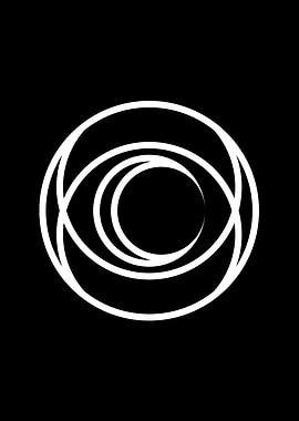 Black Glyph Mandala Rune