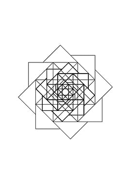 White Glyph Mandala Rune